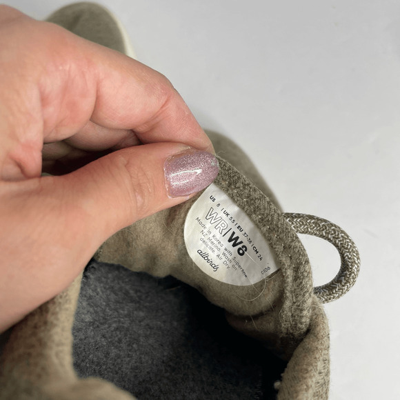 Allbirds Wool Runners Tuke Sage LE merino lace up washable knit womens 8 - Picture 6 of 6